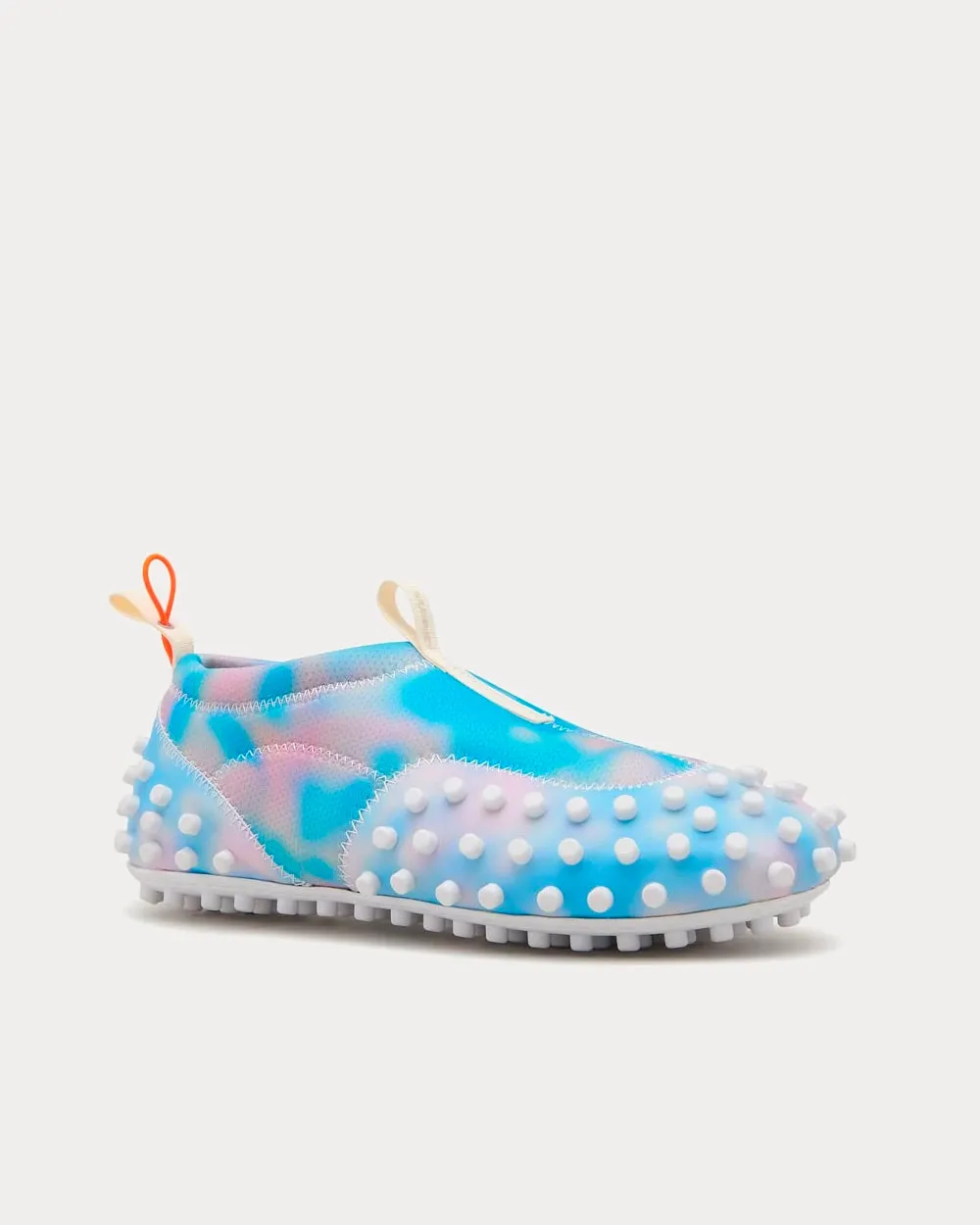 1000CHIODI Azure & White Slip On Sneakers