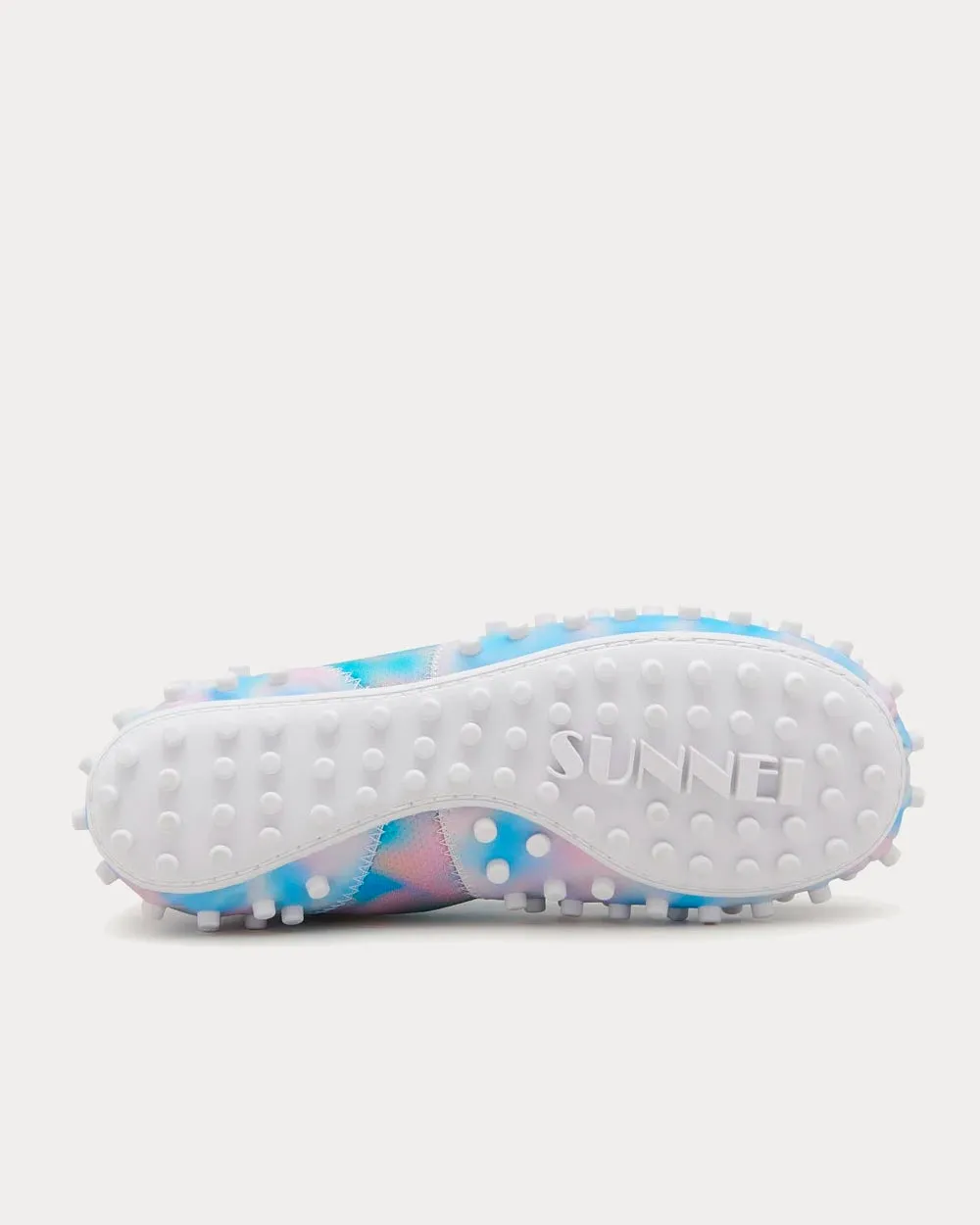 1000CHIODI Azure & White Slip On Sneakers