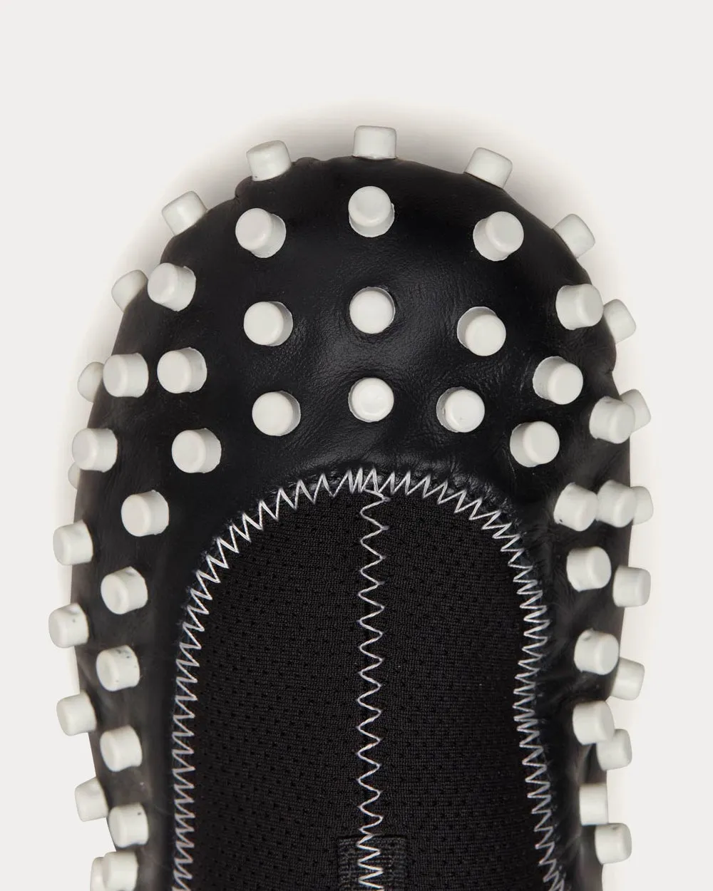 1000CHIODI Black & White Slip On Sneakers