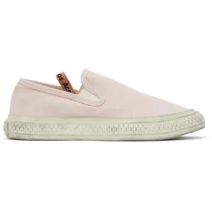 Acne Studios Pink Canvas Slip-On Sneakers