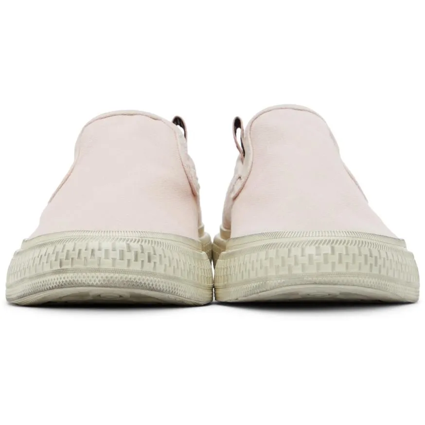 Acne Studios Pink Canvas Slip-On Sneakers