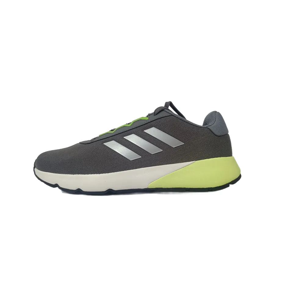 Adidas Men's Dashcore Running Shoe (Iron/Lucid Lemon/Grey/Silver)