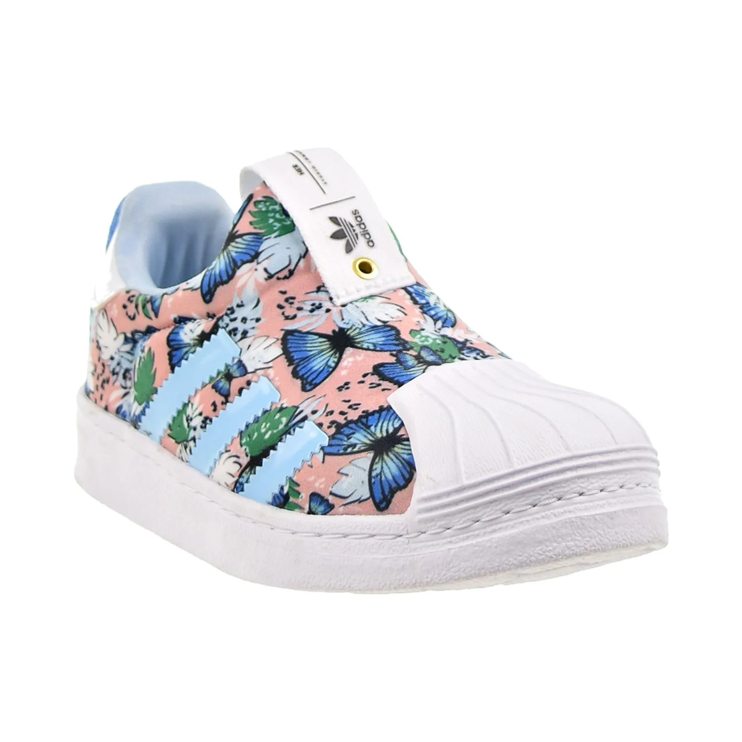 Adidas Superstar 360 Slip-On Little Kids' Shoes Haze Coral-Clear Sky-Cloud White