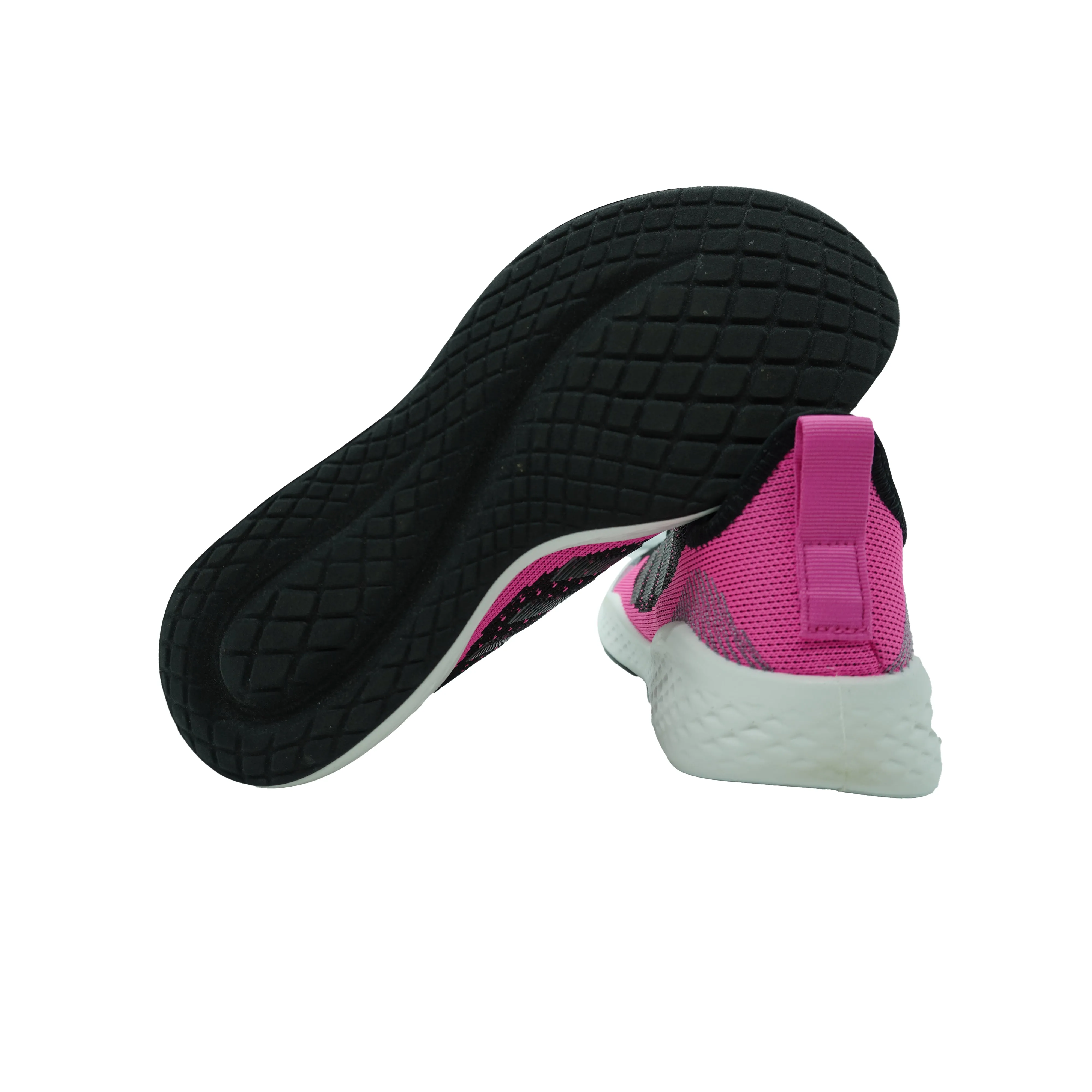 Adidas Women's Fluidflow 2.0 Running Athletic Shoes Black Pink Size 7.5