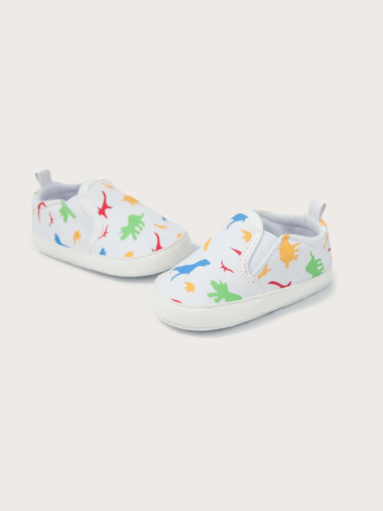 Baby Dinosaur Graphic Slip On Sneakers