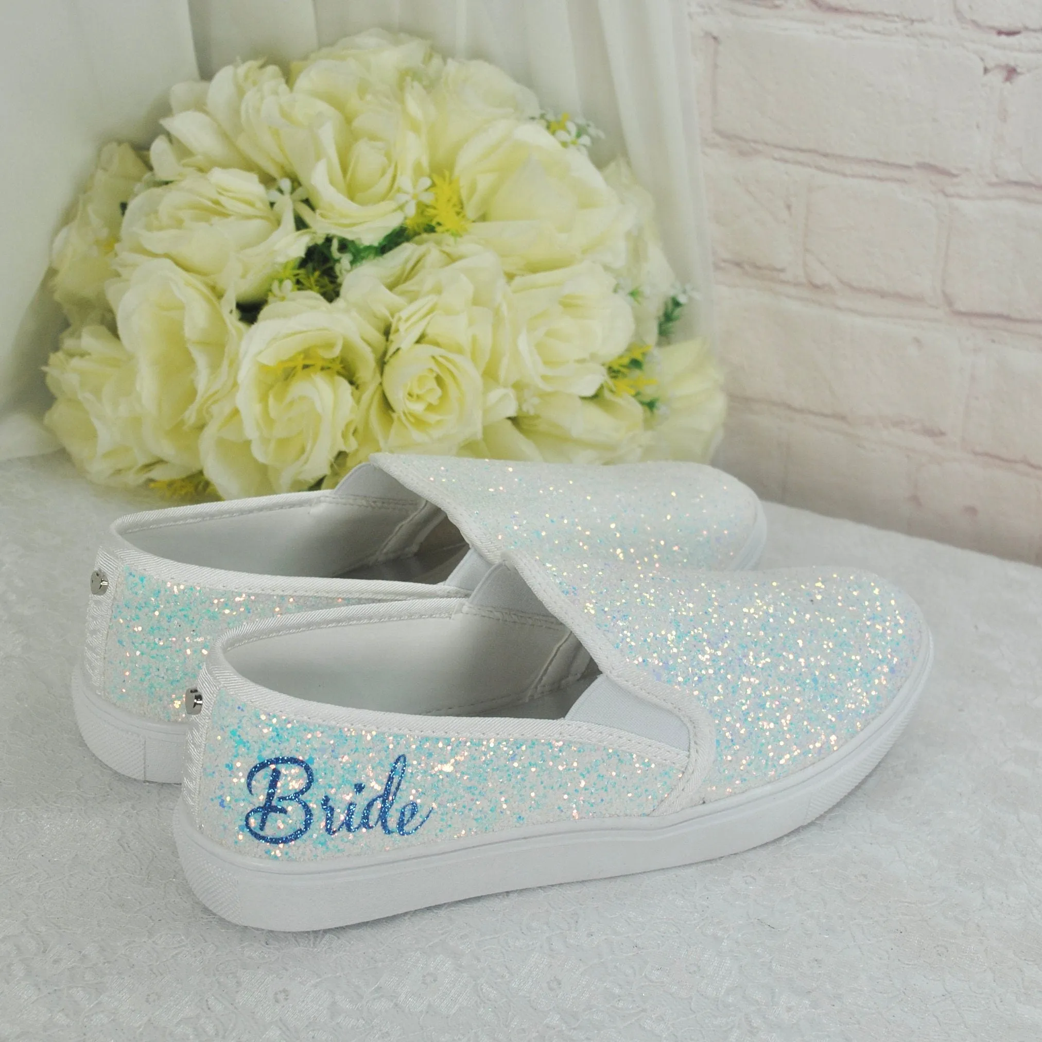 Bride Slip on Trainers UK6/US8.5