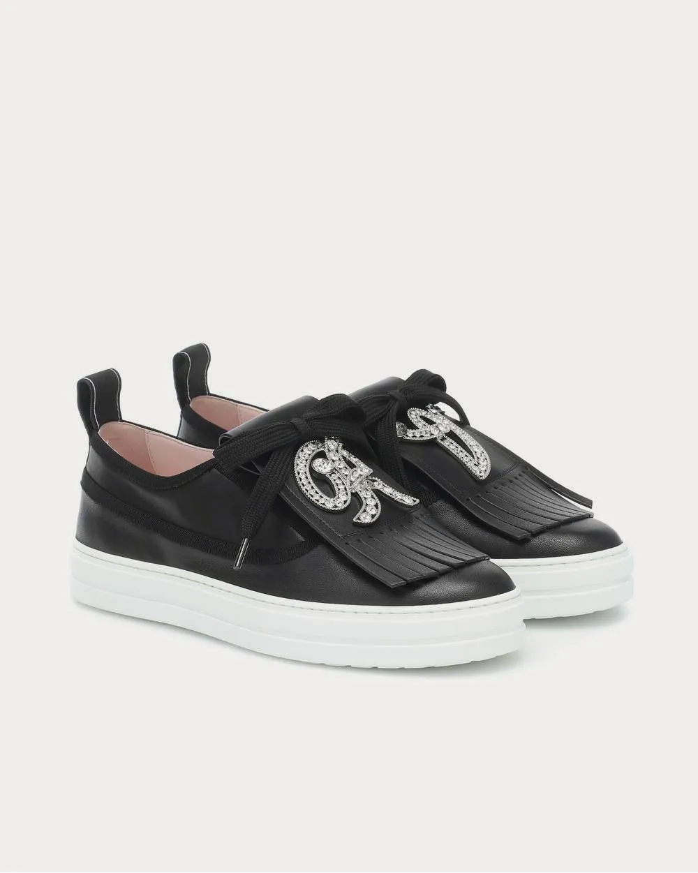 Call Me Vivier leather Nero Slip On Sneakers