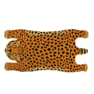 Cheetah Coir Welcome Mat with PVC Backing (74cm x 37cm)