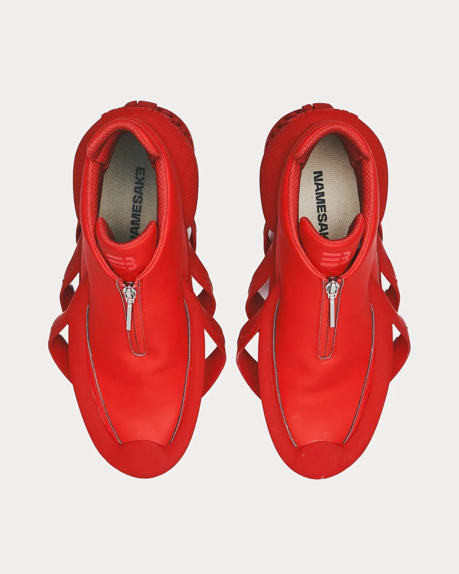 Clippers 8000 'Adrenaline Rush' Red Slip On Sneakers