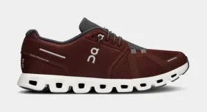Cloud 5 Mens Running Shoes (Burgundy/White)