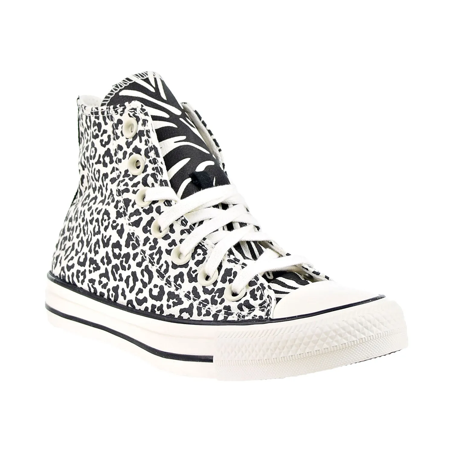 Converse Chuck Taylor All Star Animal Mix Women's High Top Shoes Egret-Black