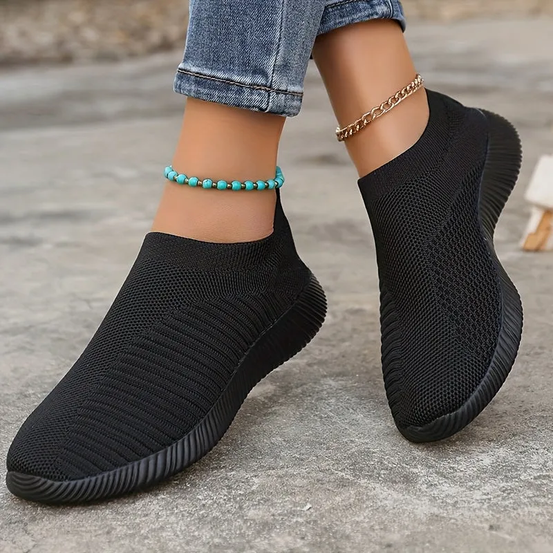 Dames slip-on loafer-licht, ademende vrijetijdsschoenen