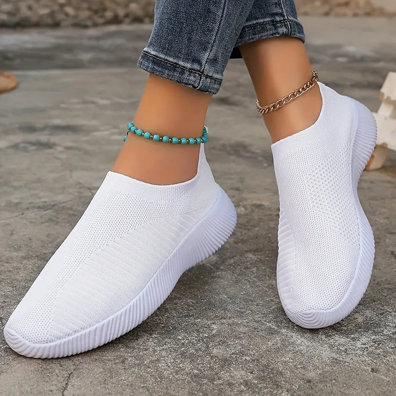 Dames slip-on loafer-licht, ademende vrijetijdsschoenen
