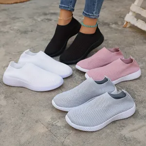 Dames slip-on loafer-licht, ademende vrijetijdsschoenen