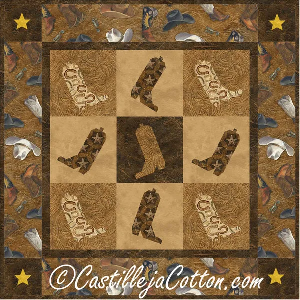 Dancing Boots Quilt Pattern CJC-38129w  - Wholesale Product