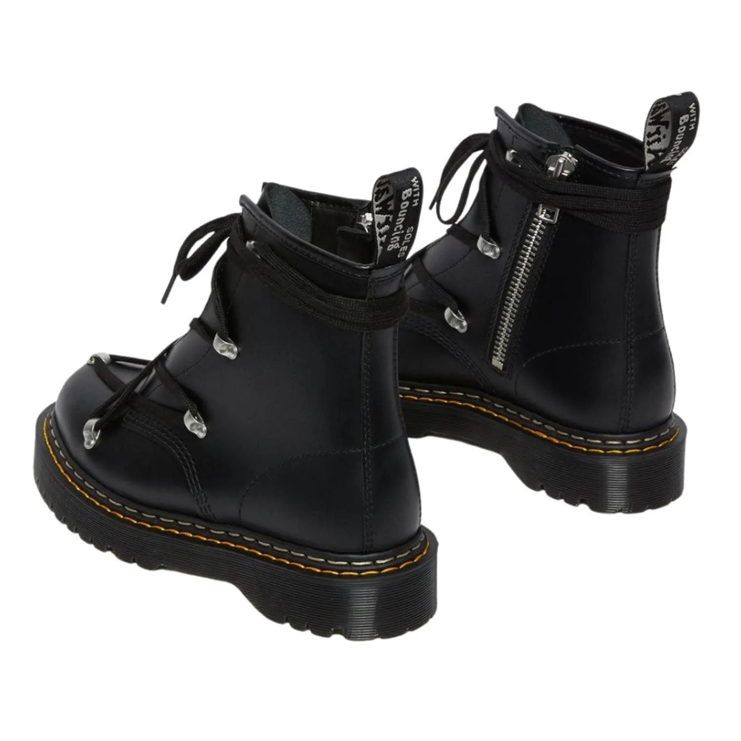 DR. MARTENS RICK OWENS X DR MARTENS LACE UP BOOTS