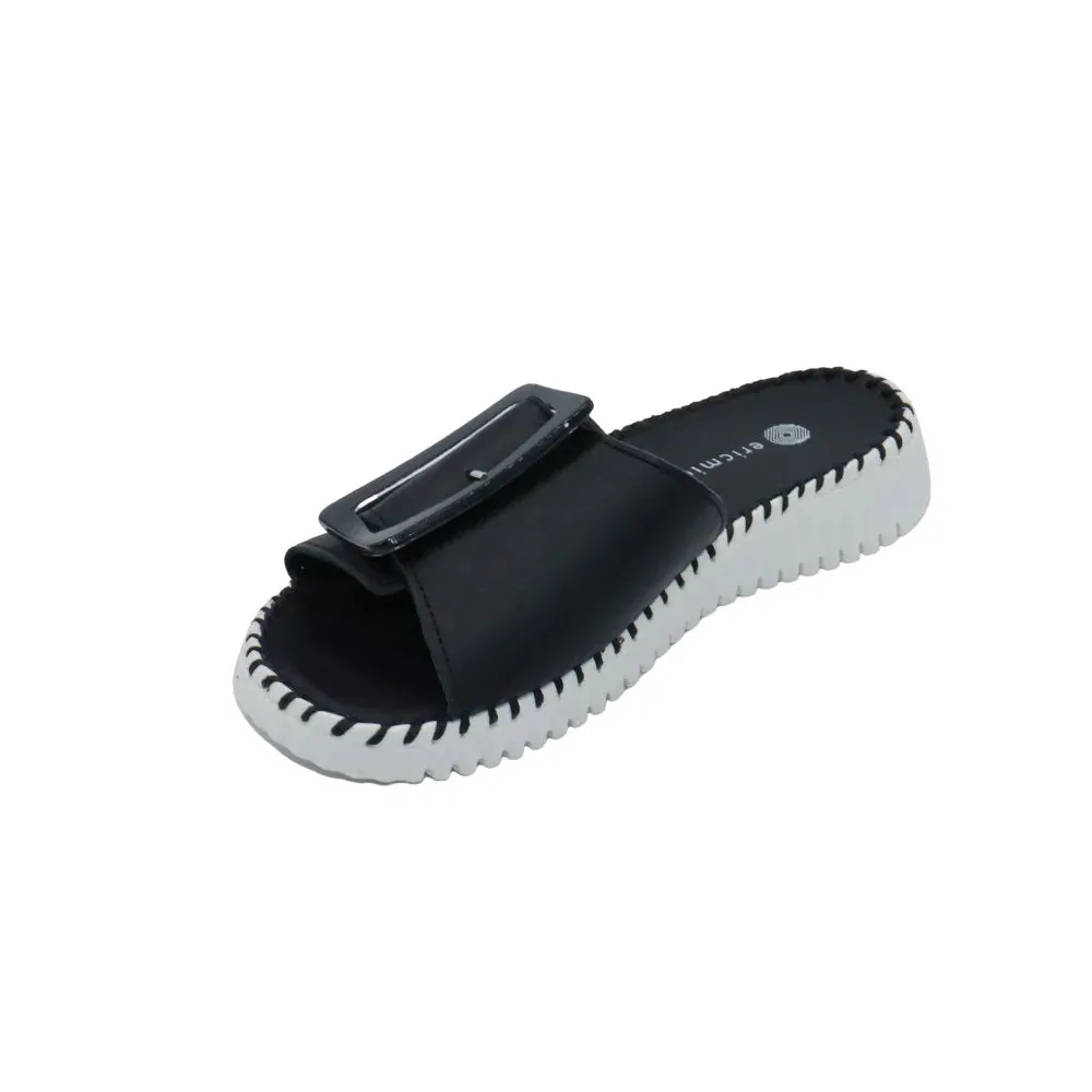 Eric Michael by Laurevan Women's Darla Slide - Black