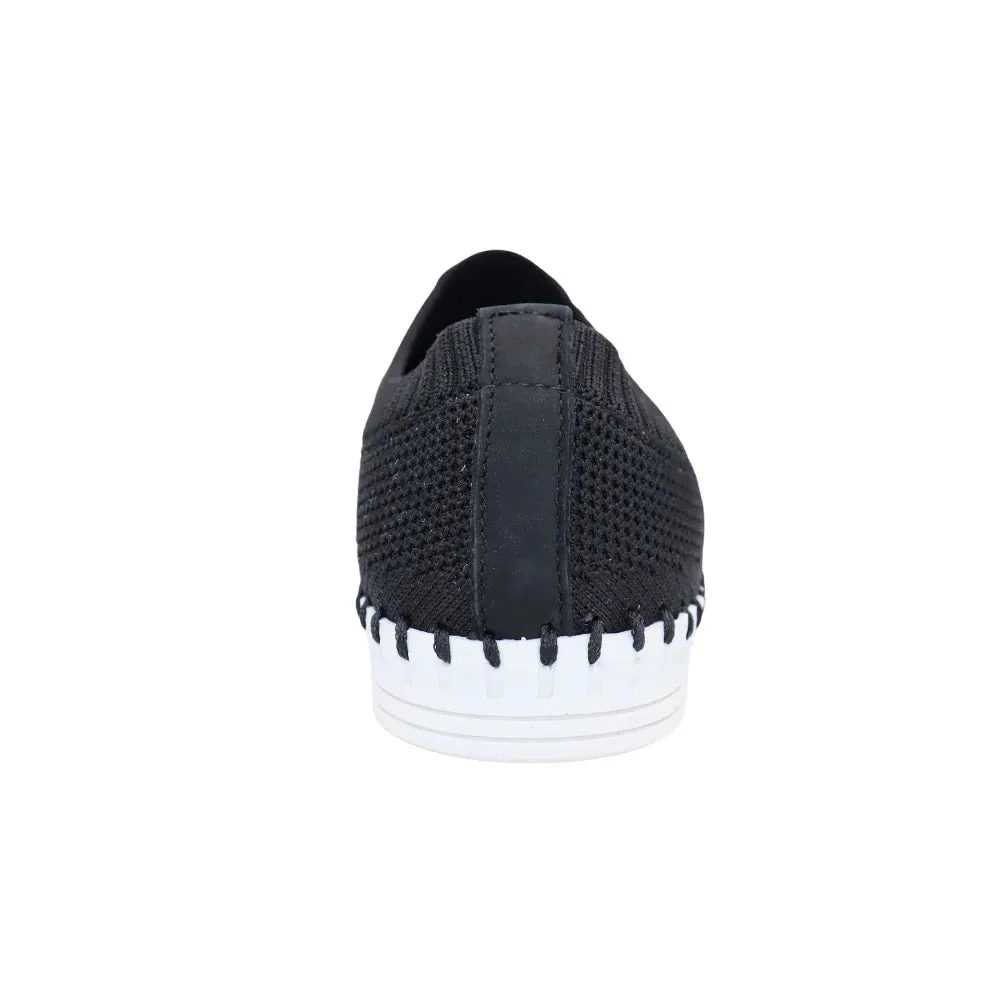 Eric Michael by Laurevan Women's Lucy Slip On Shoe - Black