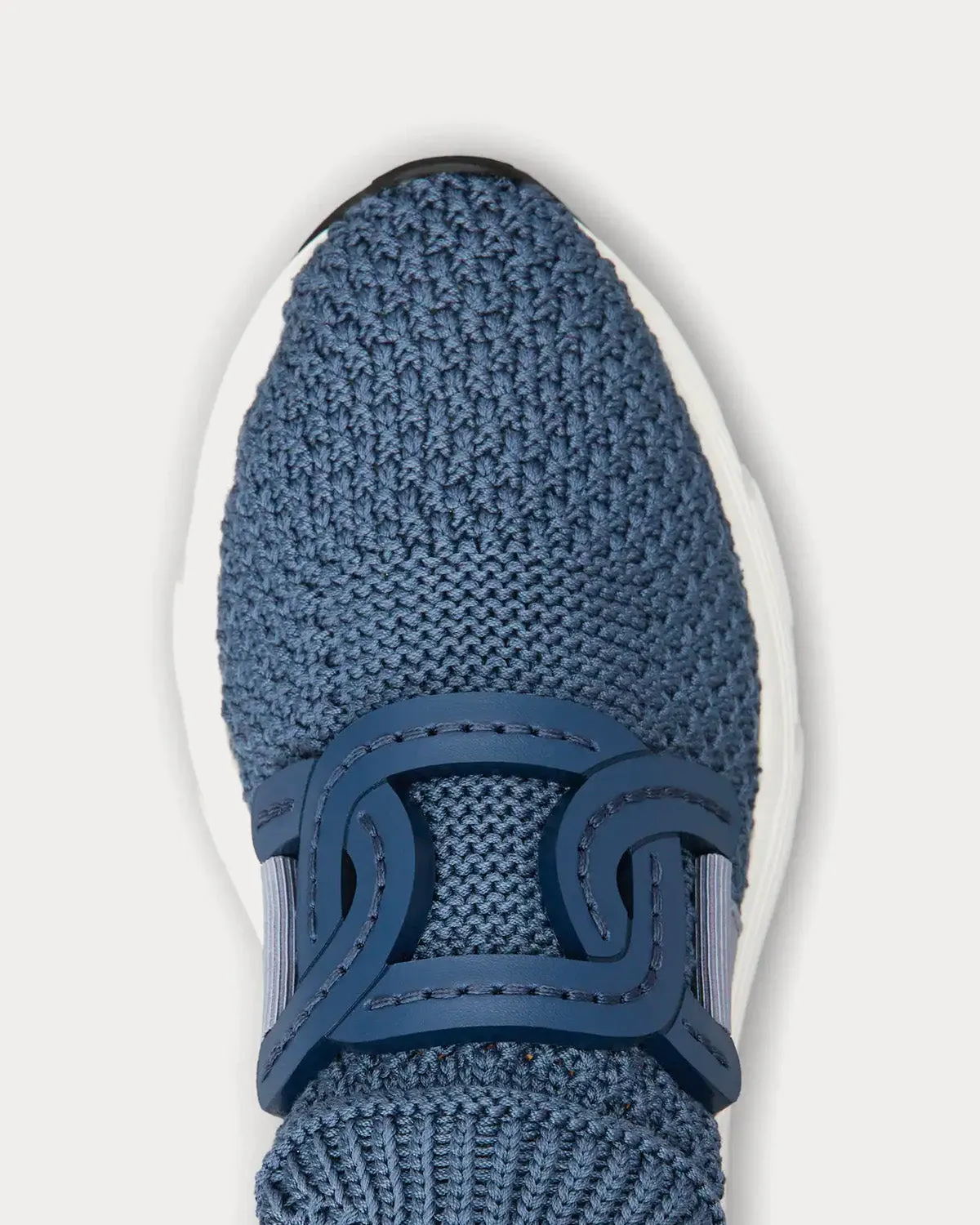 Fabric Blue / White Slip On Sneakers