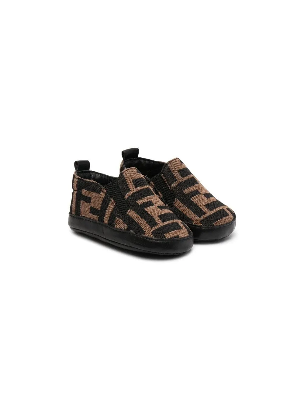 FENDI BABY FF slip-on sneakers Brown