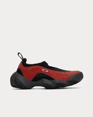 Flesh Lava / Black Slip On Sneakers