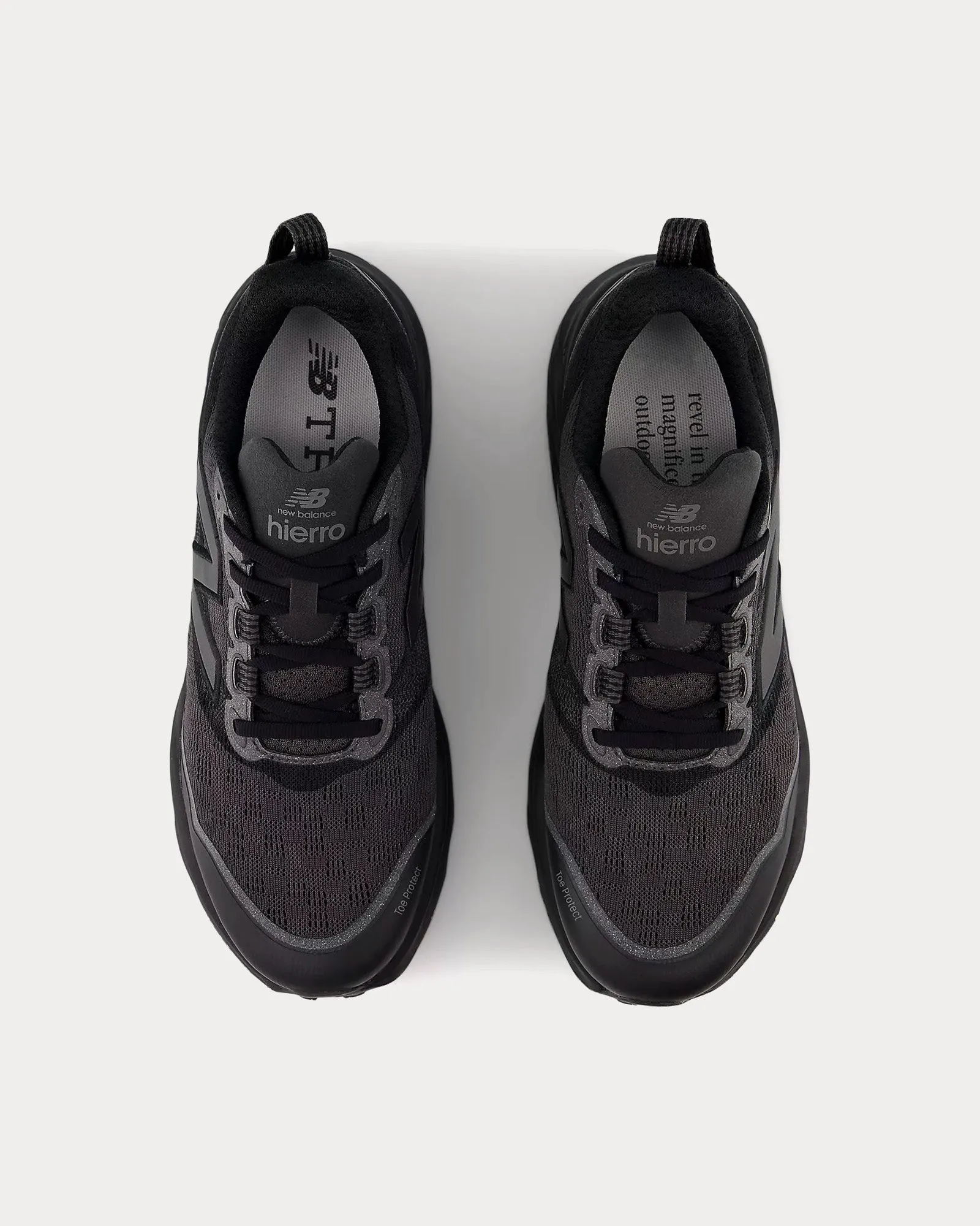 Fresh Foam X Hierro v9 Black Cement / Black Running Shoes