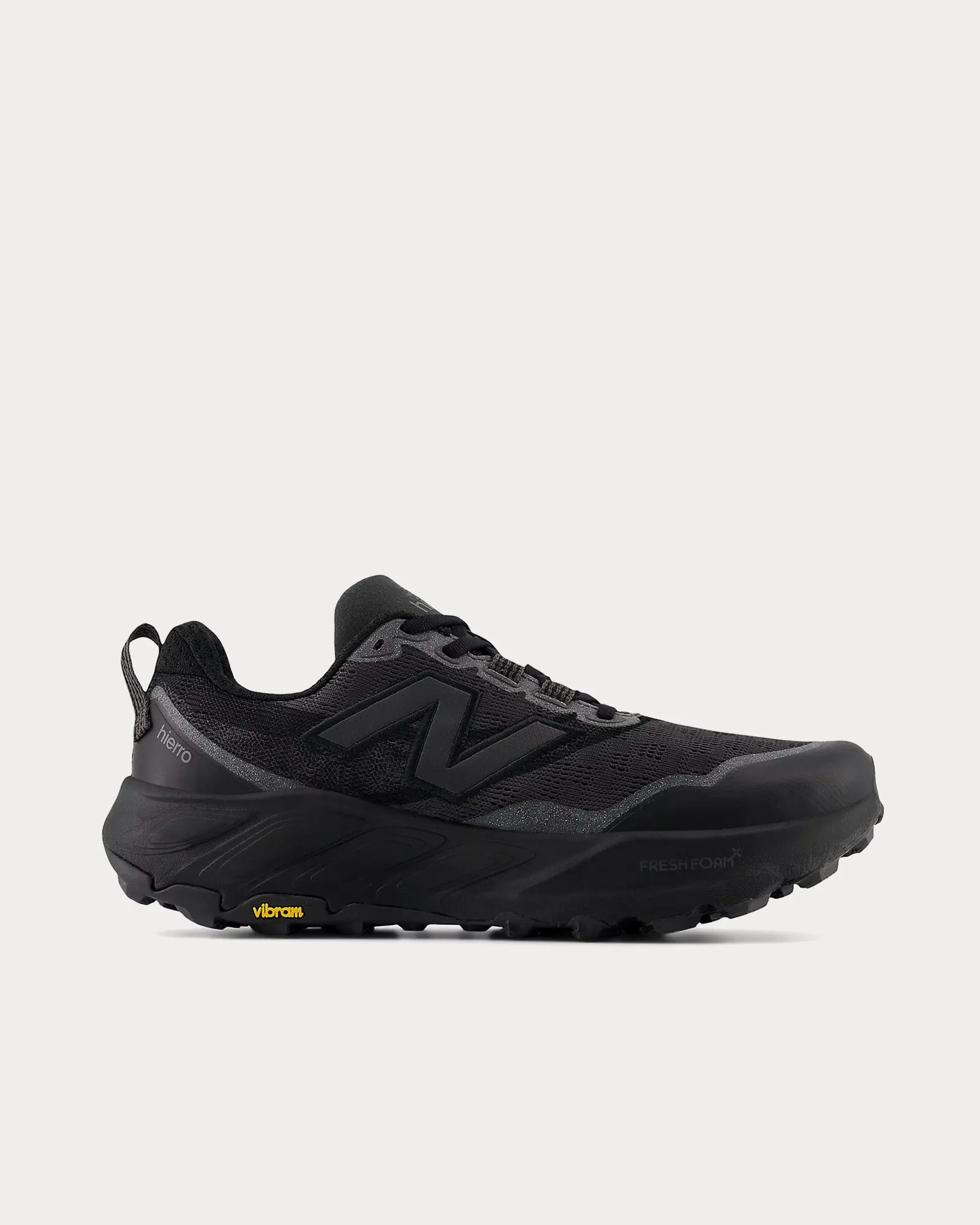 Fresh Foam X Hierro v9 Black Cement / Black Running Shoes