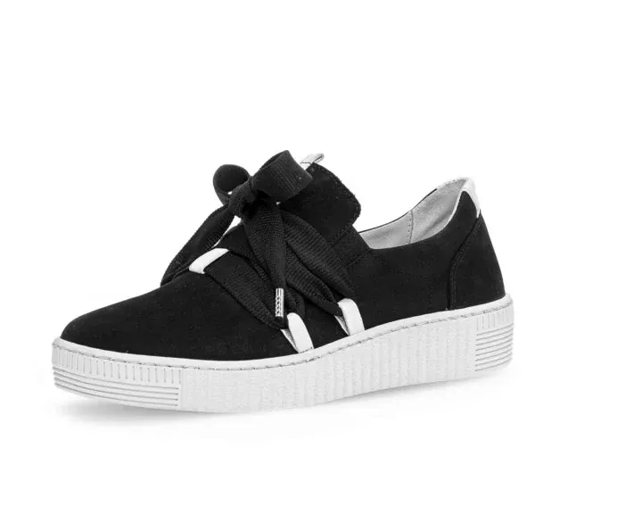 GABOR SLIP ON SNEAKER | BLACK 66.333.17