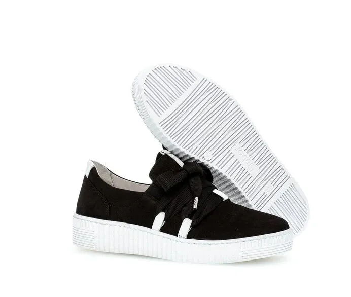 GABOR SLIP ON SNEAKER | BLACK 66.333.17