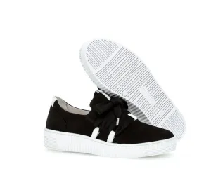 GABOR SLIP ON SNEAKER | BLACK 66.333.17