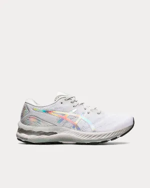 Gel-Nimbus 23 Platinum Glacier Grey / White Running Shoes