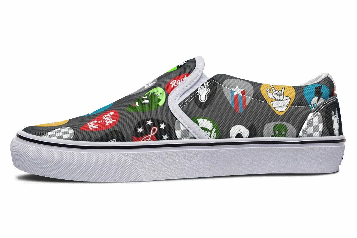 Guitar Picks Slip-On Shoes