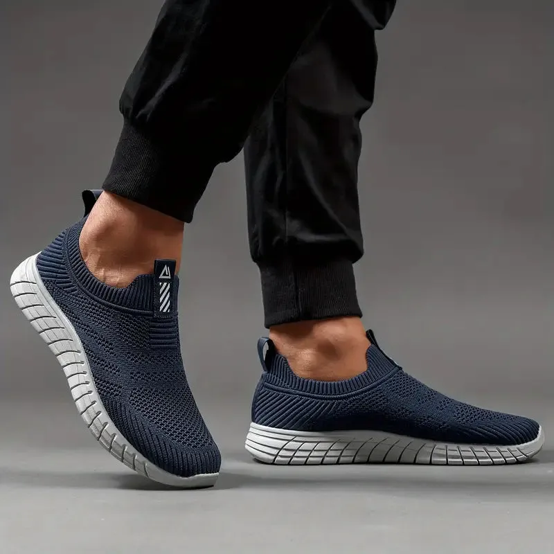 Heren Wintersneakers - Casual Slip-On, Comfortabel & Ademend