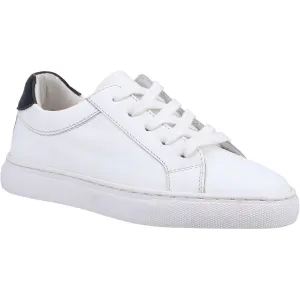 Hush Puppies Mini Colton Junior Leather Lace Up Trainers