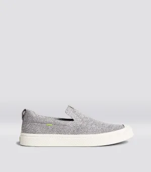 IBI SLIP-ON Stone Light Grey Knit Sneaker Women