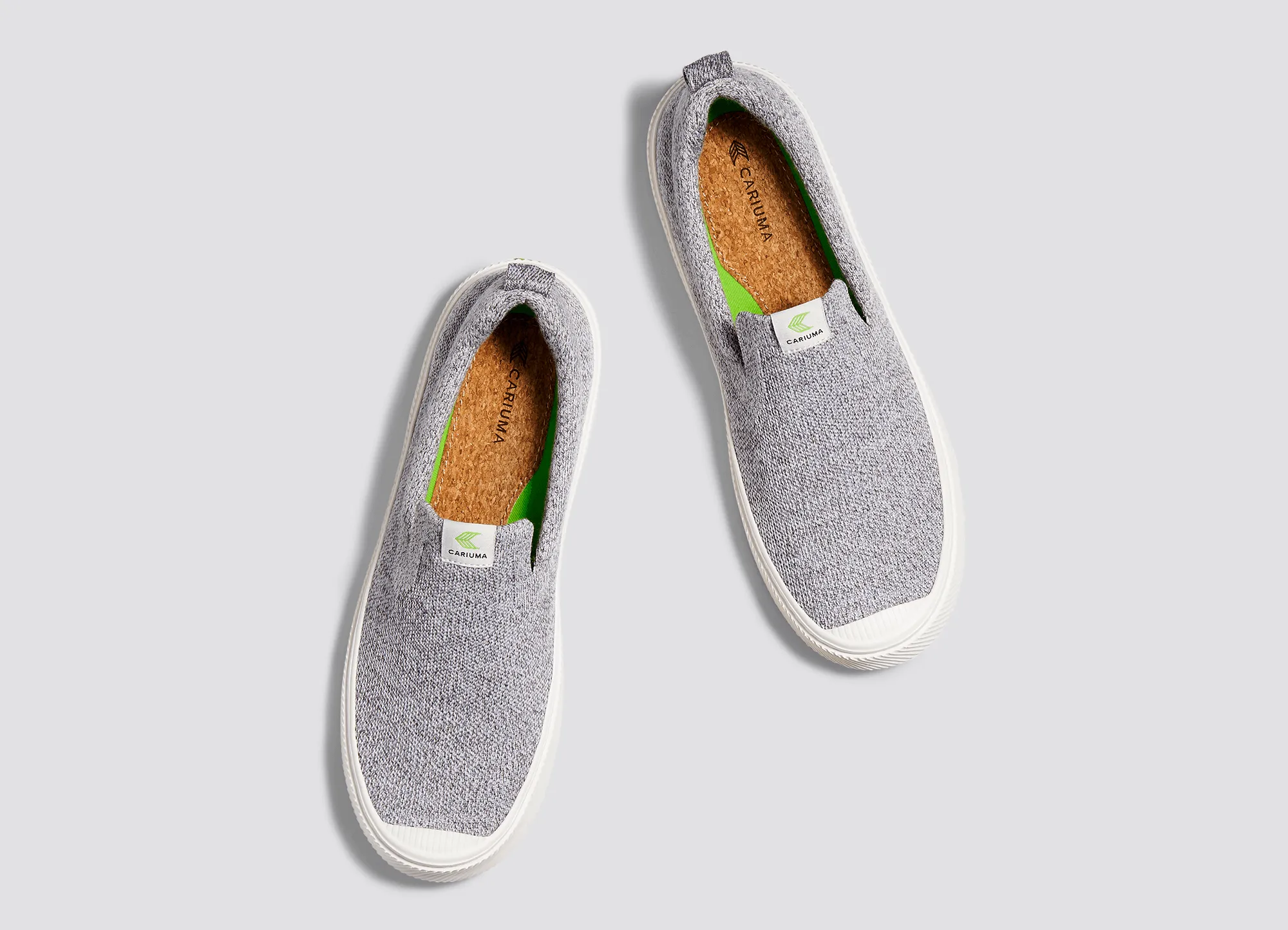 IBI SLIP-ON Stone Light Grey Knit Sneaker Women