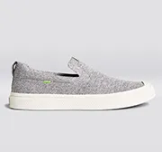 IBI SLIP-ON Stone Light Grey Knit Sneaker Women