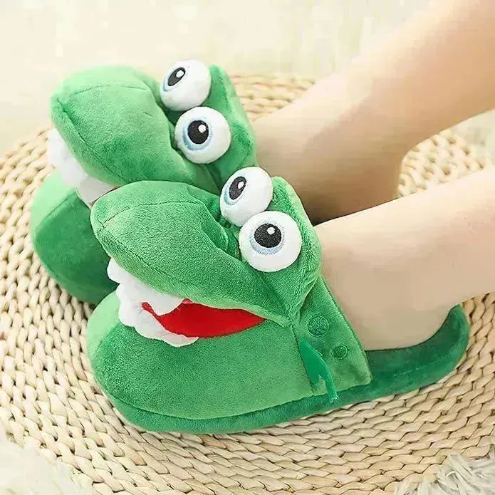 Indoor Croc Plush Slippers