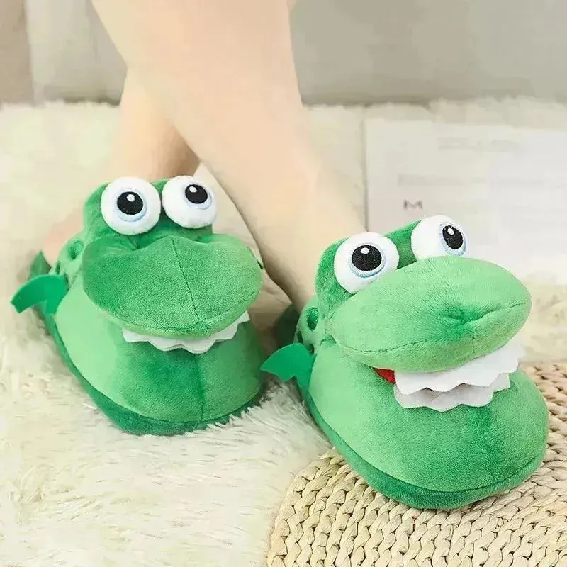 Indoor Croc Plush Slippers