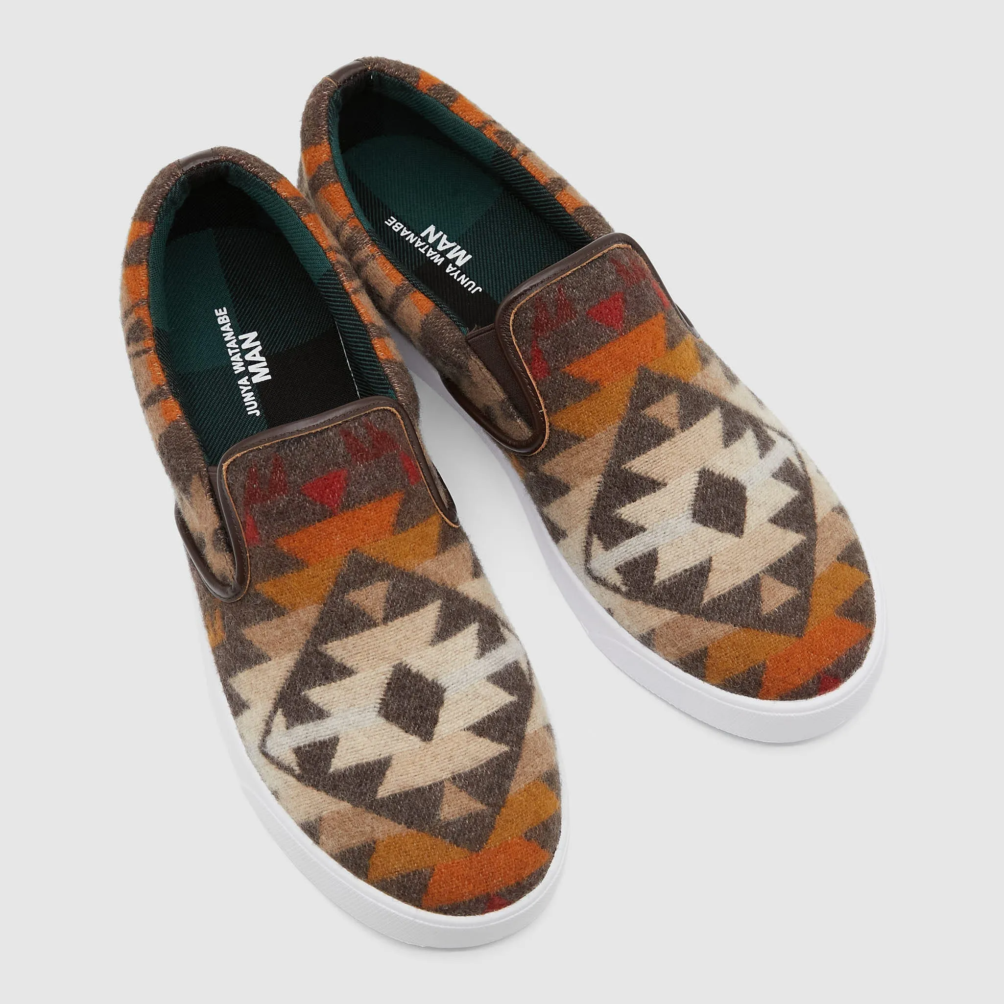 Junya Watanabe Man x  Pendleton Slip On Sneakers