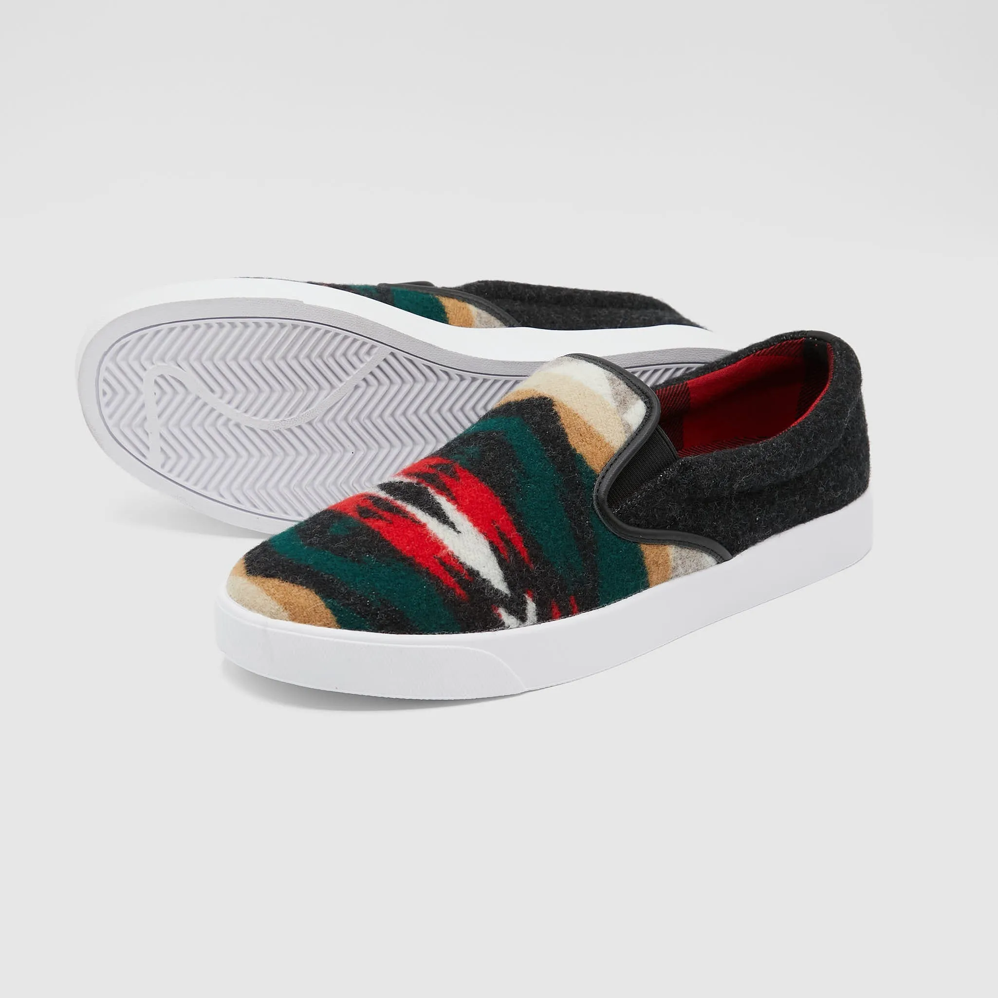 Junya Watanabe Man x  Pendleton Slip On Sneakers