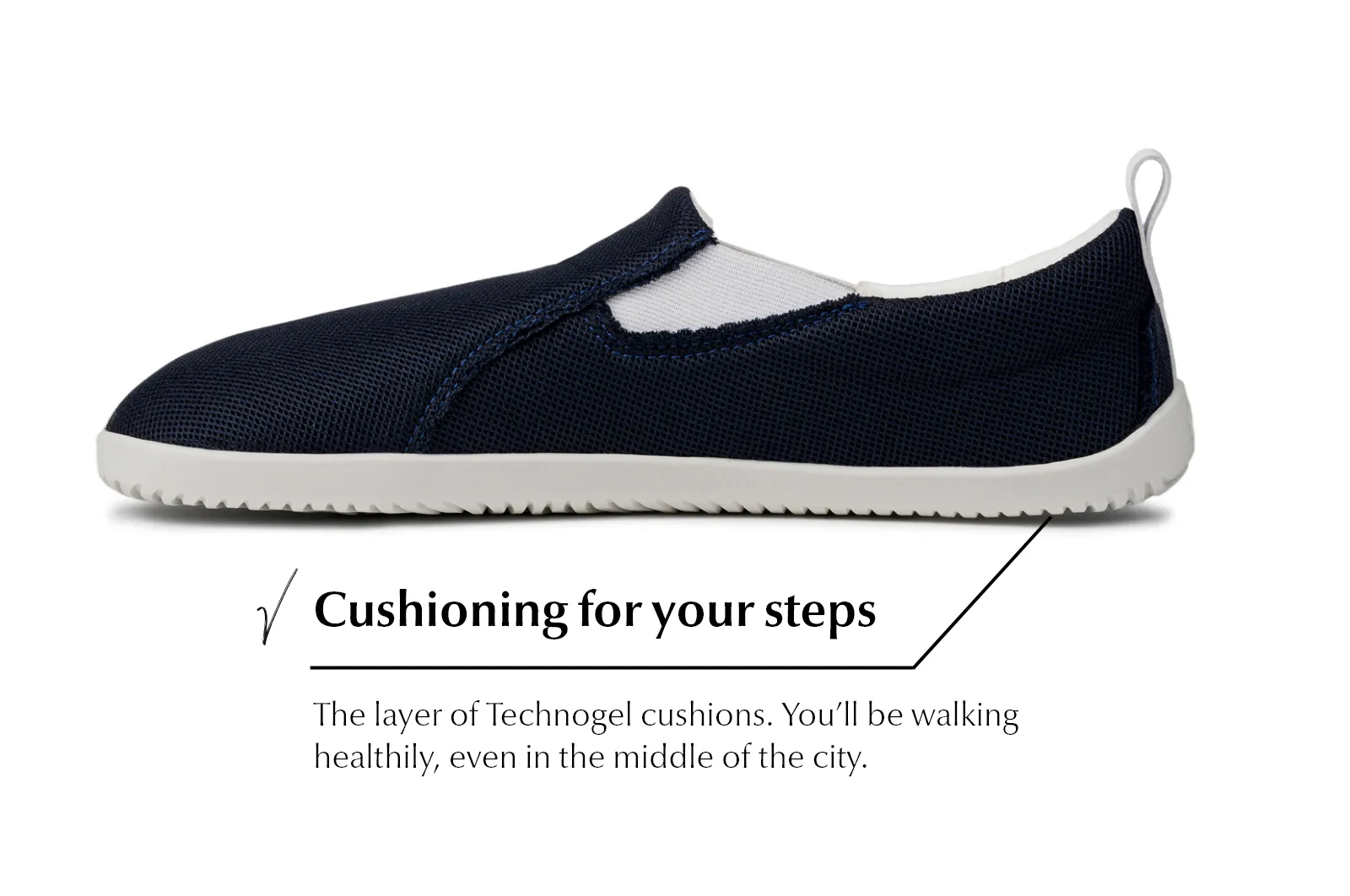 Men's Navy Comfort slip-on sneakers