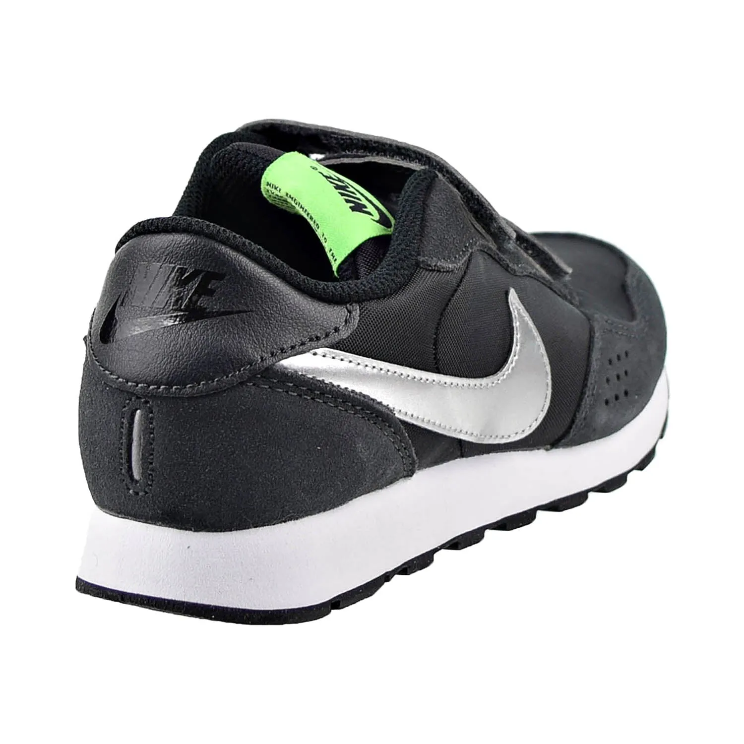 Nike MD Valiant (PS) Little Kids' Shoes Black-Chrome-Dark Smoke Grey