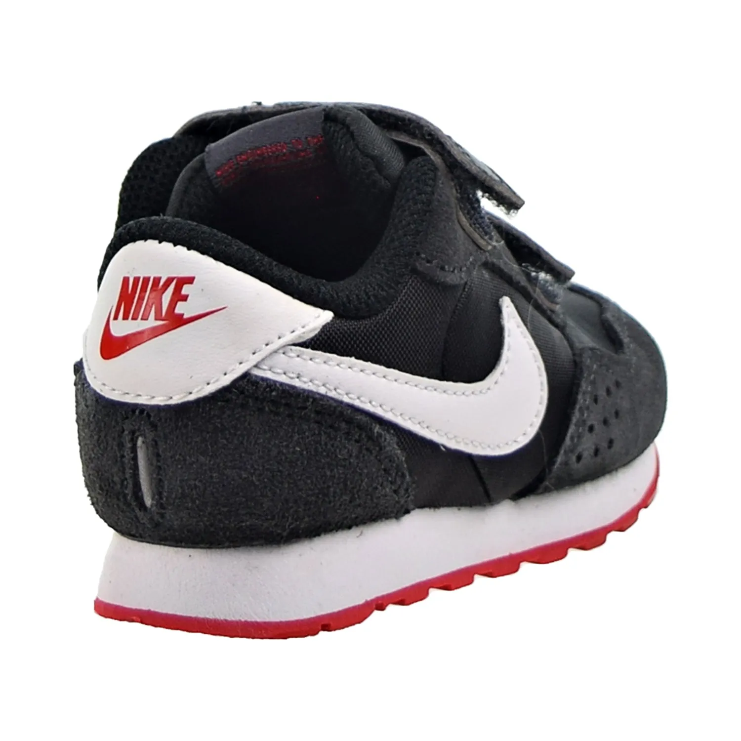 Nike MD Valiant (TD) Toddler's Shoes Black-Dark Smoke Grey-University Red