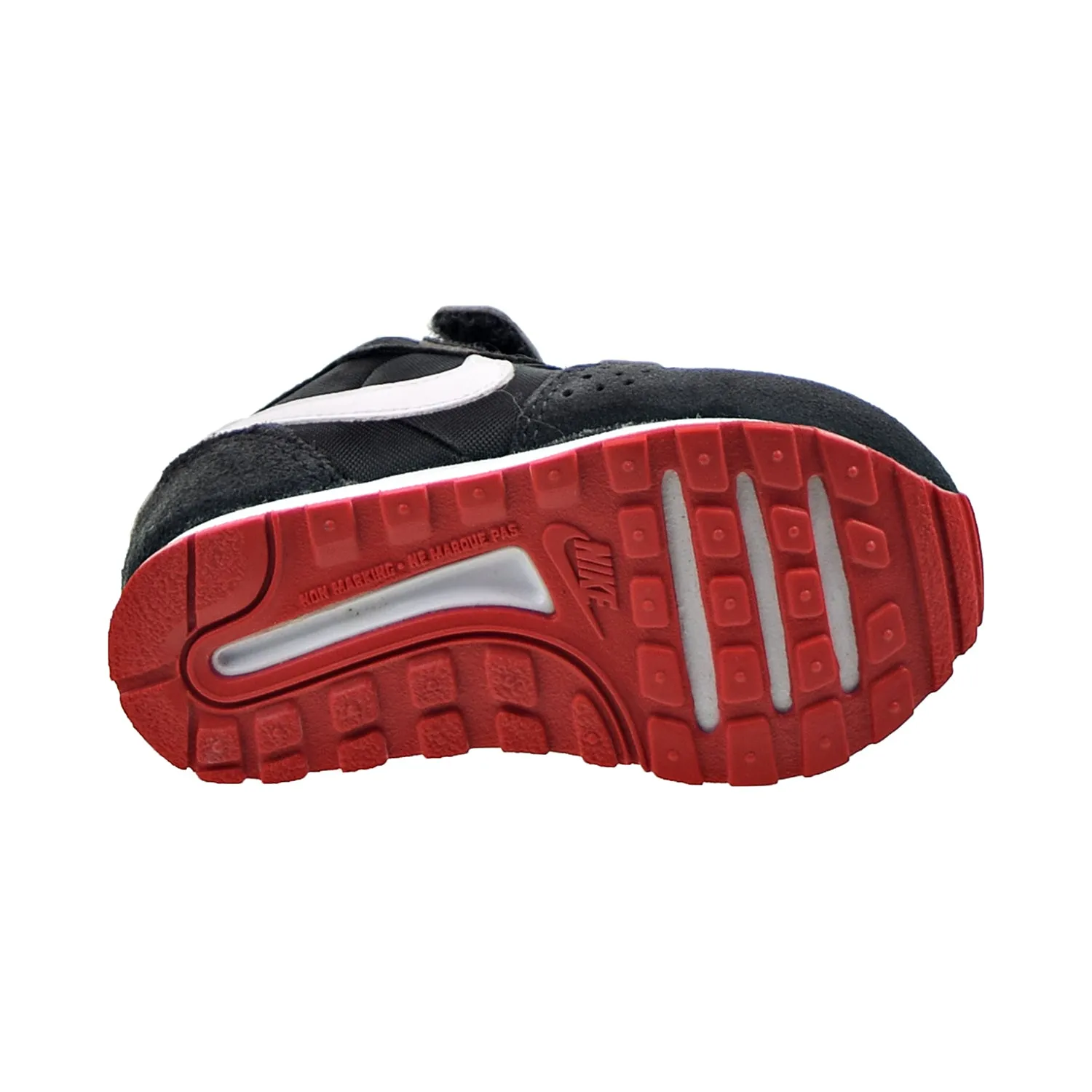 Nike MD Valiant (TD) Toddler's Shoes Black-Dark Smoke Grey-University Red