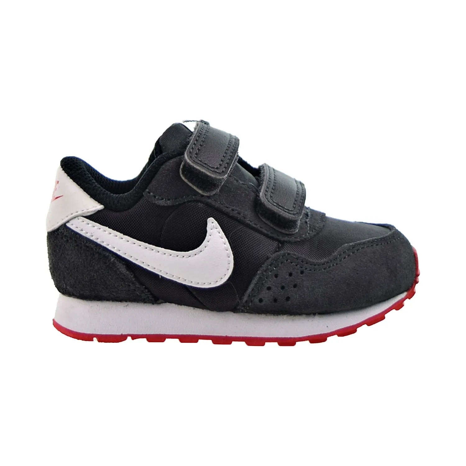 Nike MD Valiant (TD) Toddler's Shoes Black-Dark Smoke Grey-University Red