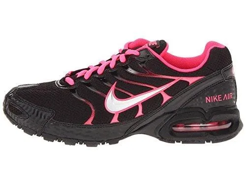 Nike Women's Air Max Torch 4 Running Shoe Black/Metallic Silver/Pink Flash Size 8 M US