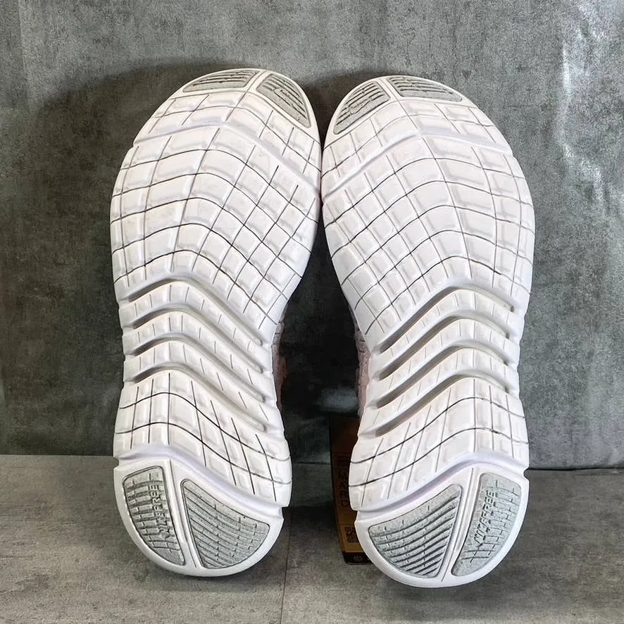 NIKE Women's Platinum Violet/White Free Run 5.0 Road Running Lace-Up Sneakers SZ 7