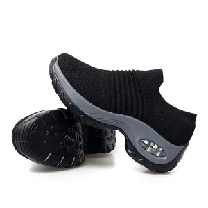 Orthopedic slip-on sneakers with arch support