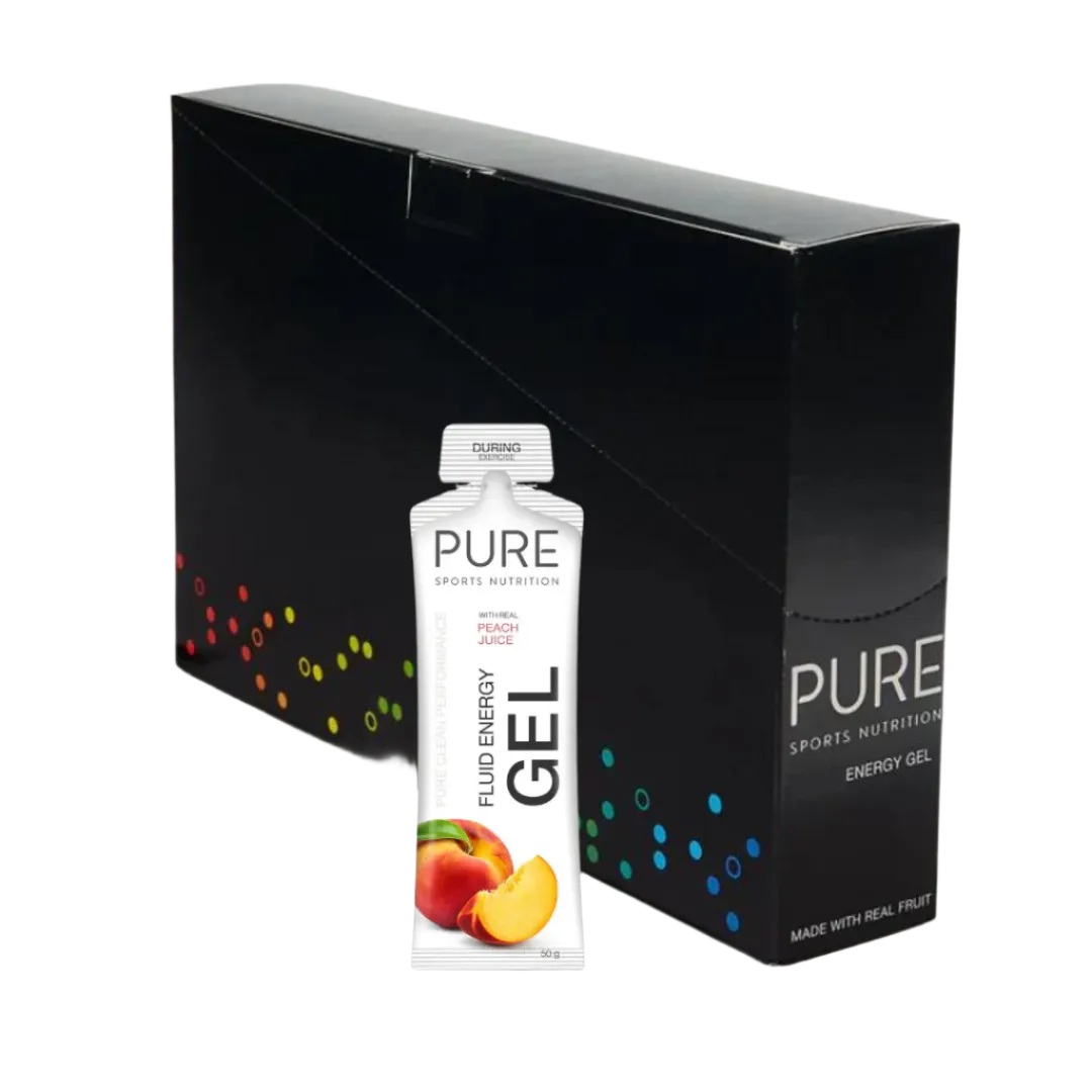 Pure Sports Nutrition - Fluid Energy Gels - Peach